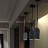 Серия подвесных светильников с цилиндрическими плафонами из цветного мрамора терраццо RUNEL D фото 15