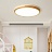 Светодиодный деревянный потолочный светильник LID 32 см  Голубой фото 6
