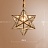 Дизайнерский подвесной светильник со стеклянным плафоном в форме многоконечной звезды MAGIC фото 2