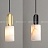 Серия подвесных светильников с плафонами различных геометрических форм из натурального белого мрамора B золотой фото 20