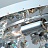 Потолочный светильник с подвесами в виде капель с кристаллами К9 FR-124 C 80 см  фото 10