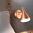 Настенный светильник в стиле постмодерн медного цвета NOTRH WALL фото 6