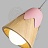 Подвесной светильник в скандинавском стиле ASBY Розовый фото 4