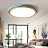 Светодиодный деревянный потолочный светильник LID 32 см  Зеленый фото 4