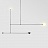 Дизайнерский минималистский подвесной светильник LINES 10 фото 2