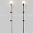 Настенный светильник со стеклянными шарообразными плафонами на длинном стержневом каркасе DENNY фото 6