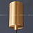 Серия подвесных светодиодных светильников с хрустальным плафоном в виде скошенного камня на вертикальном трубчатом каркасе PARDIS A золотой фото 9
