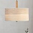 Подвесной светильник с текстильным абажуром SVEG Темное деревоBМалый (Small) фото 37