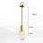 Серия подвесных светильников с плафонами различных геометрических форм из натурального белого мрамора B золотой фото 9