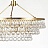 Дизайнерская люстра с декором из стеклянных капель IMOLA 15 плафонов  фото 9