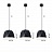 Современные подвесные светильники IDYLL 40 см  Черный фото 8