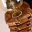 Настенное бра в виде сжатой руки с лампочкой (лампочка в наборе) фото 6