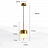 Серия подвесных светодиодных светильников с округлыми плафонами из натурального белого мрамора MALLE D фото 3
