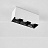 Потолочный светодиодный светильник в стиле минимализма 1 плафон Черный 2700K фото 21