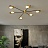 Серия потолочных светодиодных светильников с плафонами в форме дисков CHARGE 3 лампы фото 6