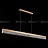 Реечный светодиодный светильник с мраморным плафоном прямоугольной формы SILLE LONG 100 золото фото 7