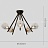 Серия потолочных люстр с шарообразными плафонами INGELA 5 плафонов Черный фото 3