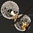 Серия потолочных люстр с шарообразными плафонами INGELA 12 плафонов Золотой фото 13