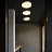 Черно-белый светодиодный потолочный светильник DISC BW 50 см  Черный фото 8