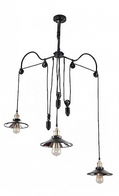 Loft Industry Punk Mirrors Chandelier Кофейный металлик  фото 1