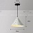Серия подвесных светильников с коническим плафоном, стилизованным под бетон и белый мрамор IDEA фото 2