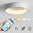 Плоская светодиодная лампа на потолок TRAY 60 см  Белый фото 7