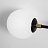 Дизайнерский минималистский настенный светильник LINES 13 2 плафон  Черный фото 7