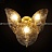Серия настенных светильников с абажуром из круглых стеклянных пластин с ручной росписью RIFFLE WALL фото 14