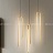 Серия подвесных светодиодных светильников с вытянутыми прямоугольными LED-панелями на разноуровневом дугообразном корпусе WIKI A фото 5