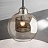 Подвесной светильник КЭТЧ 25 см  БронзаТонированный фото 5