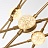 Минималистская светодиодная люстра в скандинавском стиле TRELLIS 9 плафонов Вертикаль фото 3