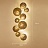 Дизайнерское бра Space Copper Luxury Wall Lamp 9 плафонов  фото 4