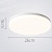 Плоский потолочный светодиодный светильник DISC HALF 26 см   Белый фото 2