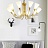 Люстра в стиле американского минимализма ELISABETH 10 плафонов  фото 4