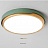 Светодиодный деревянный потолочный светильник LID 32 см  Зеленый фото 11