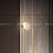 Серия подвесных светодиодных светильников с хрустальным плафоном в виде скошенного камня на вертикальном трубчатом каркасе PARDIS B золотой фото 7