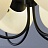Люстра c вертикальными линзообразными плафонами REFLEX B Матовый Черный фото 12