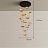 Дизайнерский подвесной светильник с плоским рельефным абажуром из металла и светодиодным источником света PALERMO фото 5