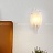 Светодиодный настенный светильник в виде композиции из стеклянных лепестков LISSA фото 4